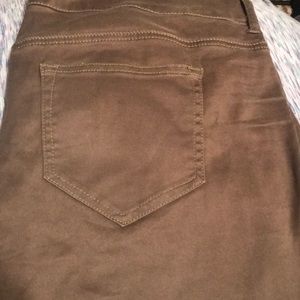 Maurices Skinny Jeans -khaki/olive green